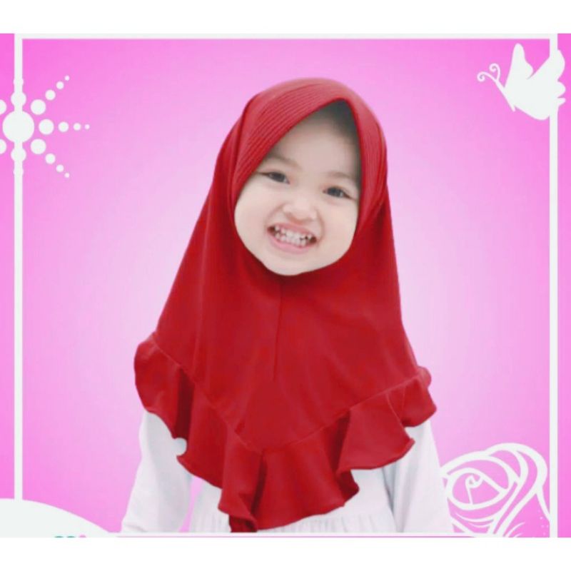 Hijab Anak Bayi Falisha 0-3thn / Jilbab nyaman murah adem kerudung kualitas PREMIUM