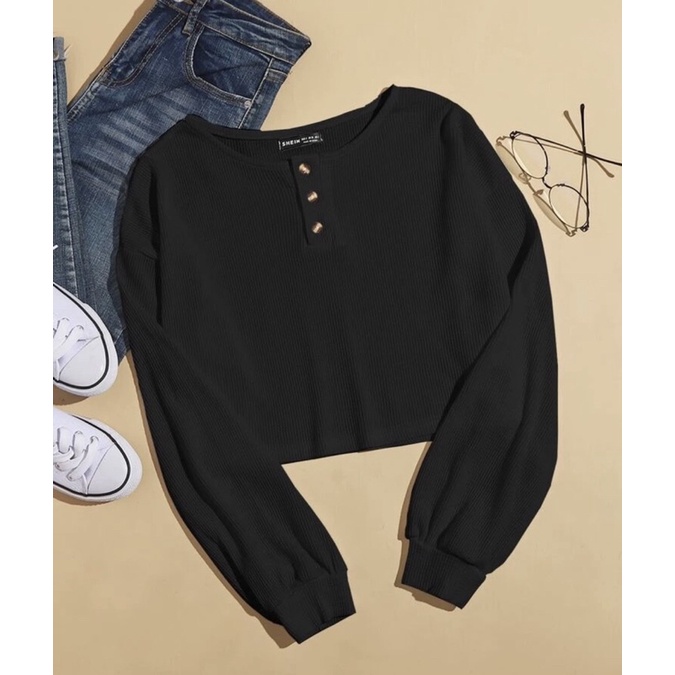 BLOUSE CROP - TOP BLOUSE KOREA - FREESIA TOP BLOUSE