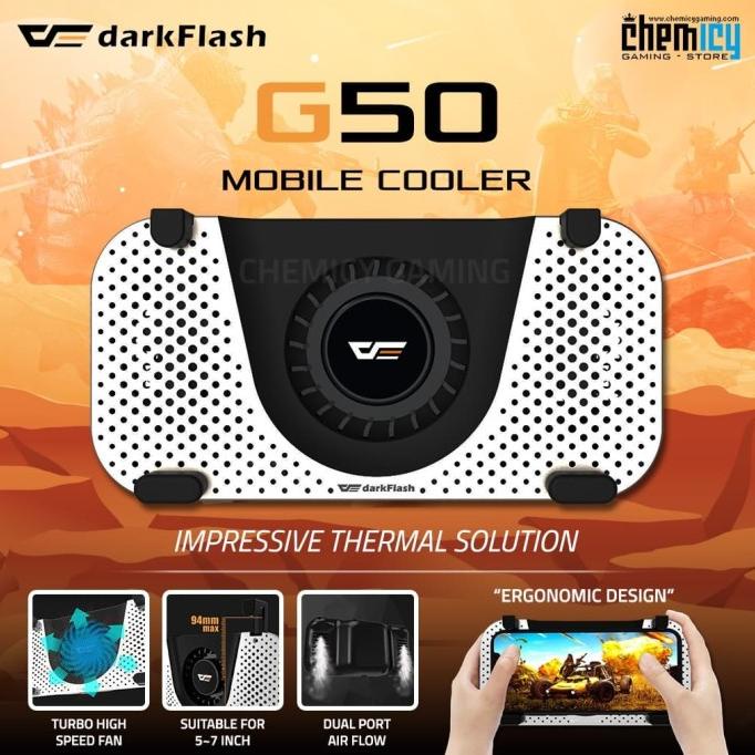 Ready stock] darkFlash G50 Mobile Smartphone Cooler Gamepad