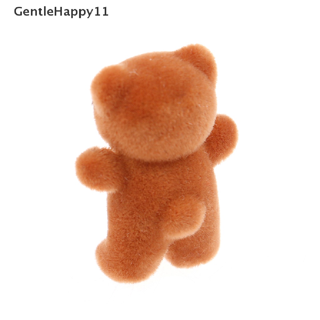 Gentlehappy 1pc Mainan Miniatur Beruang Mini Skala 1: 12 Untuk Dekorasi Rumah Boneka