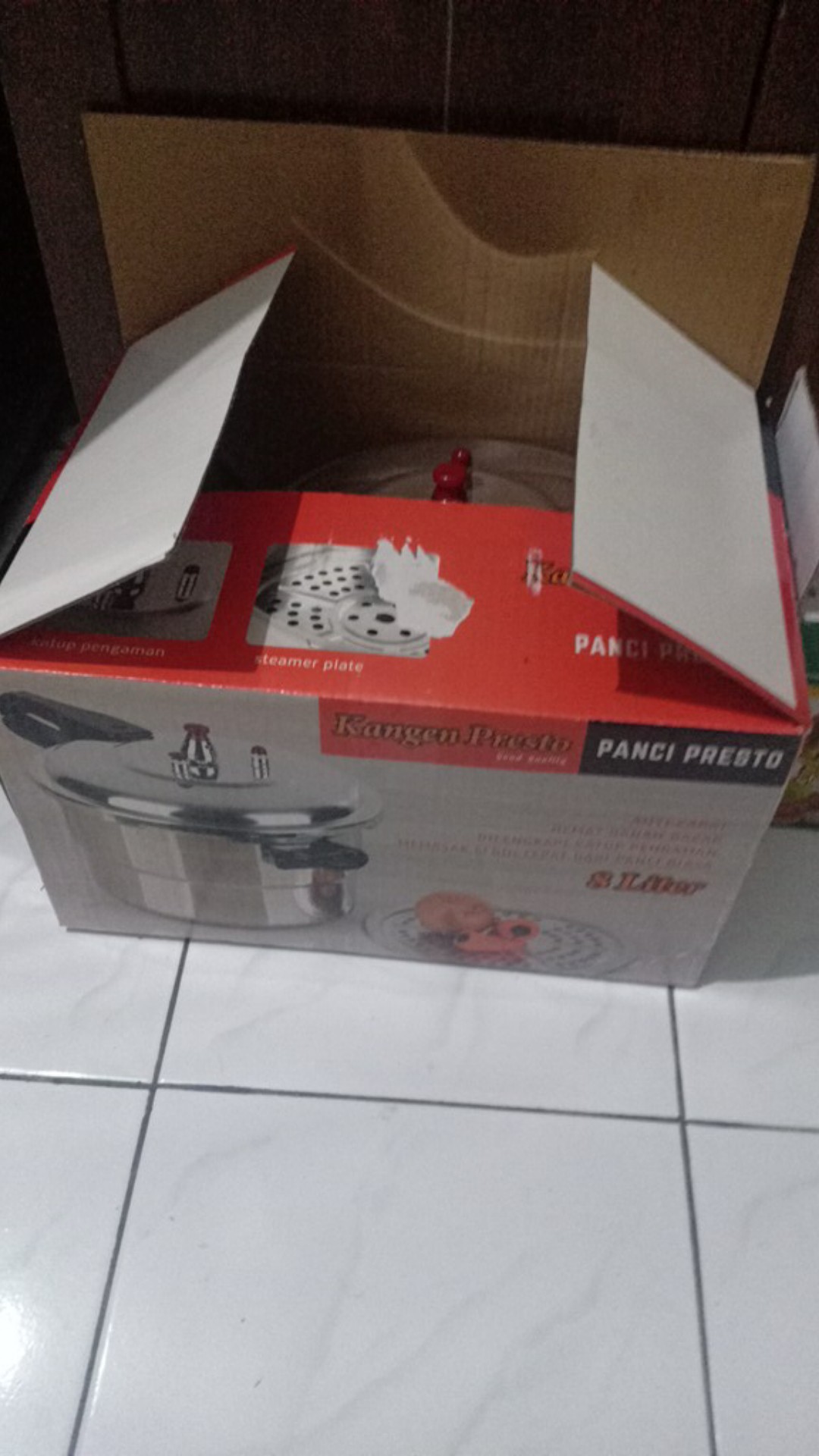 Panci Presto 3 In 1 Kapasitas 8 Liter Presto Preasure Panci Rebus Kukus Pelunak Daging Dan Tulang