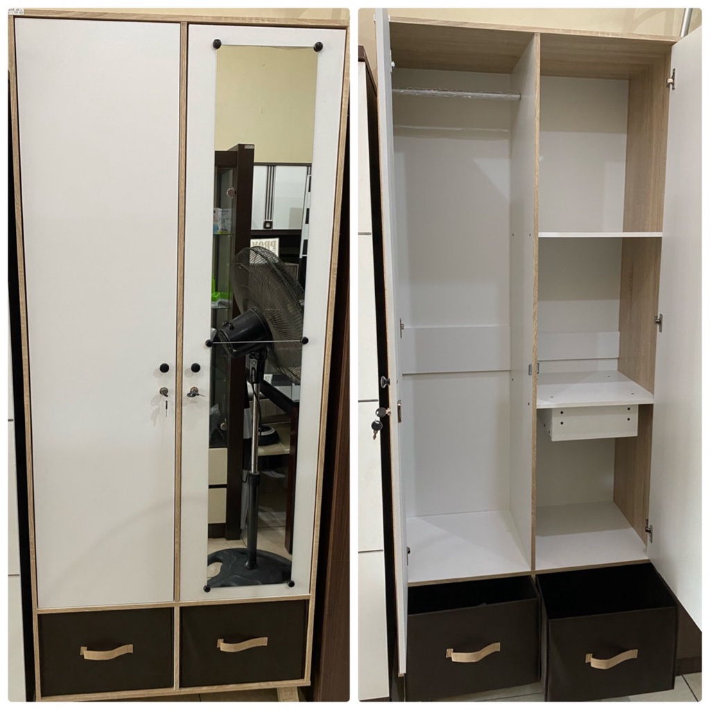 Lemari Korea Design METROPOLIS (ARNOR WD 2)