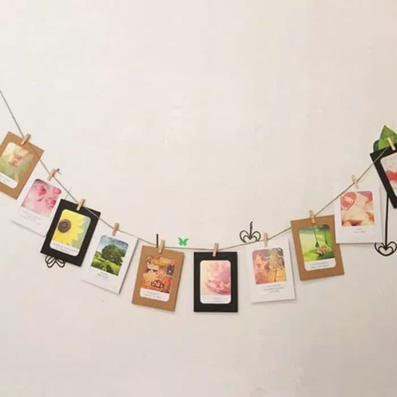 (harga per 1pcs) WOODEN CLIP / PENJEPIT FOTO POLAROID / PENJEPIT FOTO KAYU