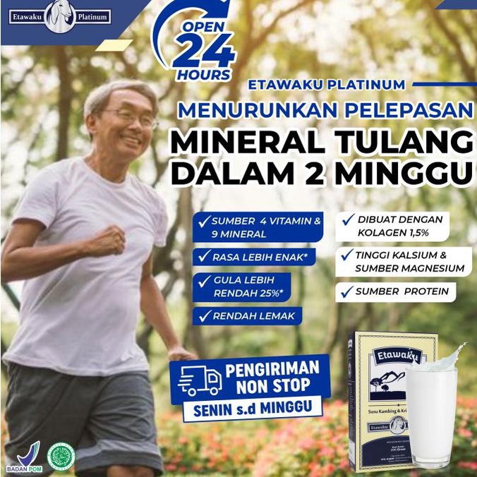 

Promo Awal tahun ETAWAKU PLATINUM - Susu Kambing Etawa Anak & Dewasa Pengganti Susu Cuci Gudang Awal