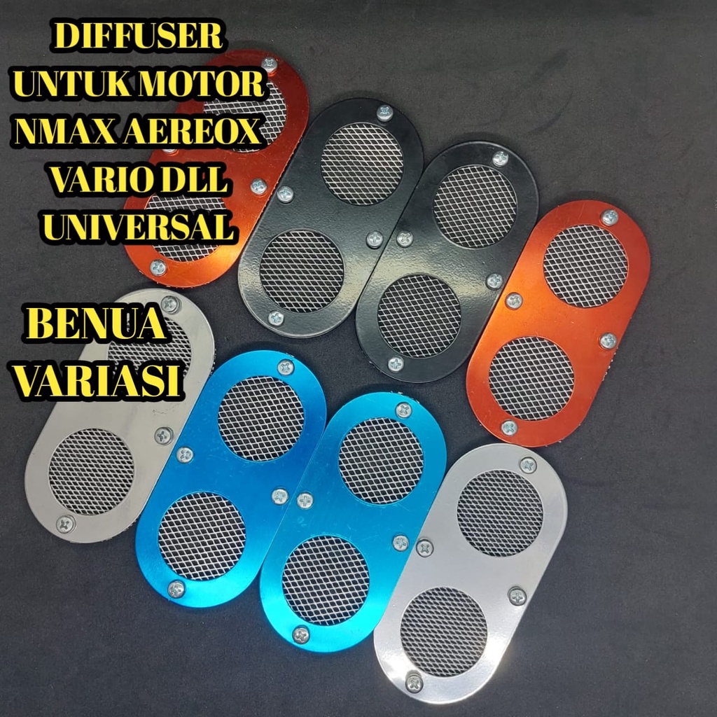 (PROMO TERBARU) DIFFUSER NMAX DIFUSER LUBANG BODY UNIVERSAL - NMAX AEROX ADV XMAX DIFFUSER AIR VENTI