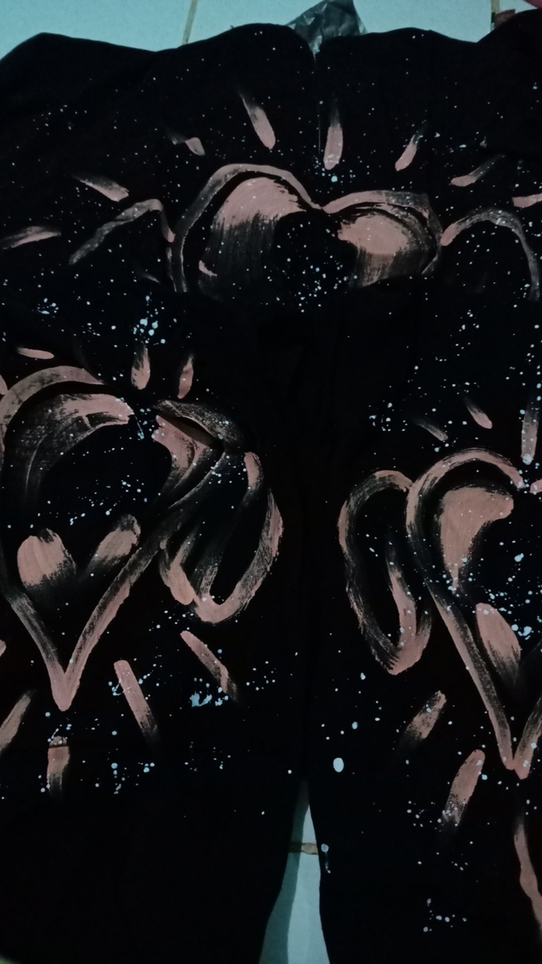 Setelan Atasan Waka Dan Kulot Bahan Rayon Premium Motif Shibori/batik Cap Solo