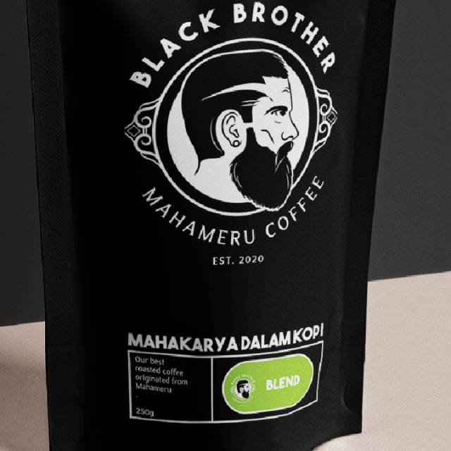 

Kopi Semeru Blend Arabika Robusta Black Brother MahameruCoffee