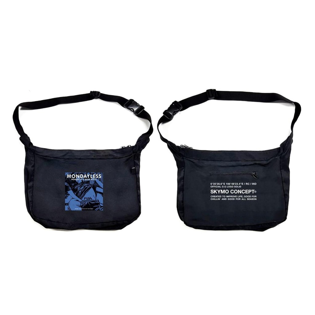 Skymo Apparel Sling Bag Shake Black