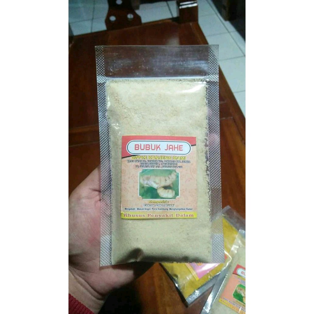 

Jahe Bubuk Alami Tanpa Bahan Pengawet 100% Murni 100gr