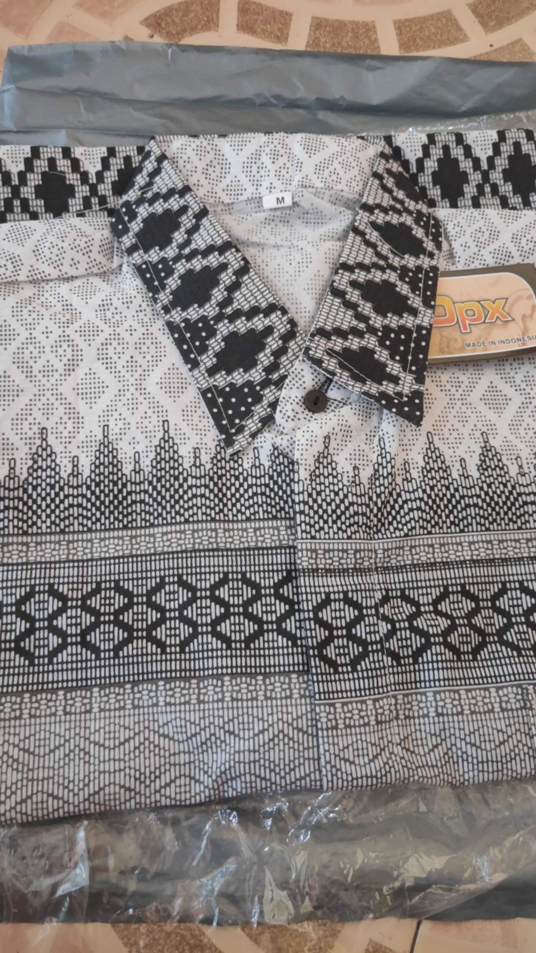 Kemeja Batik Pria Lengan Panjang Size M L Xl Xxl Baju Batik Pria Kerja