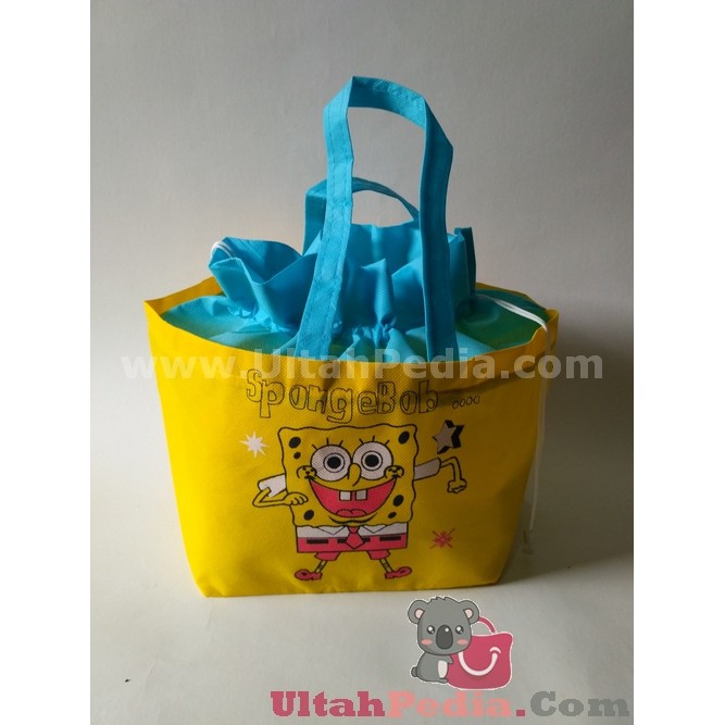 

Tas Ulang Tahun | Souvenir Ultah | Tas Anak SERUT KARTUN - SPONGEBOB | kado Ultah Anak