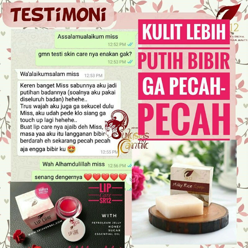 SABUN BERAS SUSU HERBAL SR12 BPOM / MILKY RICE SOAP SR12 HERBAL / SABUN BERAS SR12 / SABUN SUSU SR12 HERBAL SKINCARE / SABUN WAJAH MENCERAHKAN / KULIT KOMBINASI / SABUN BERAS UNTUK MENCERAHKAN WAJAH / SABUN SUSU PEMBERSIH MUKA