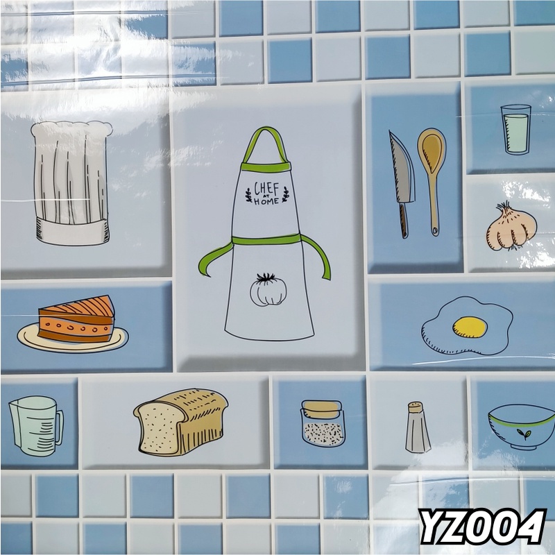 Stiker Dapur Anti Minyak Stiker Dapur Tahan Panas dan anti air 60Cmx5m - Homeliving