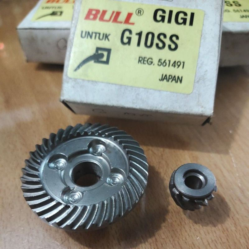 Helical Gear ⚙️ G 10SS BULL • Reg No : 561 491 • JAPAN QUALITY ☑️ Gir / Gigi Nanas / Nenas Mesin Tan