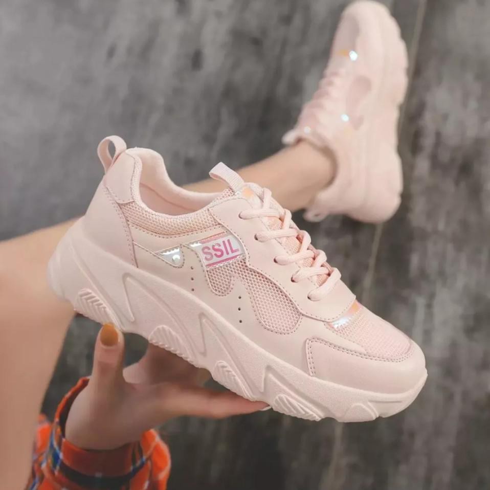 Baru  SAHILA -  Sepatu Sneakers Wanita Korean Style Clashill Kualitas Terbaik,,,..