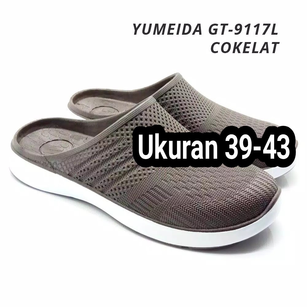(COD) Sandal Selop Santai Karet Pria Yumeida GT 9117 L