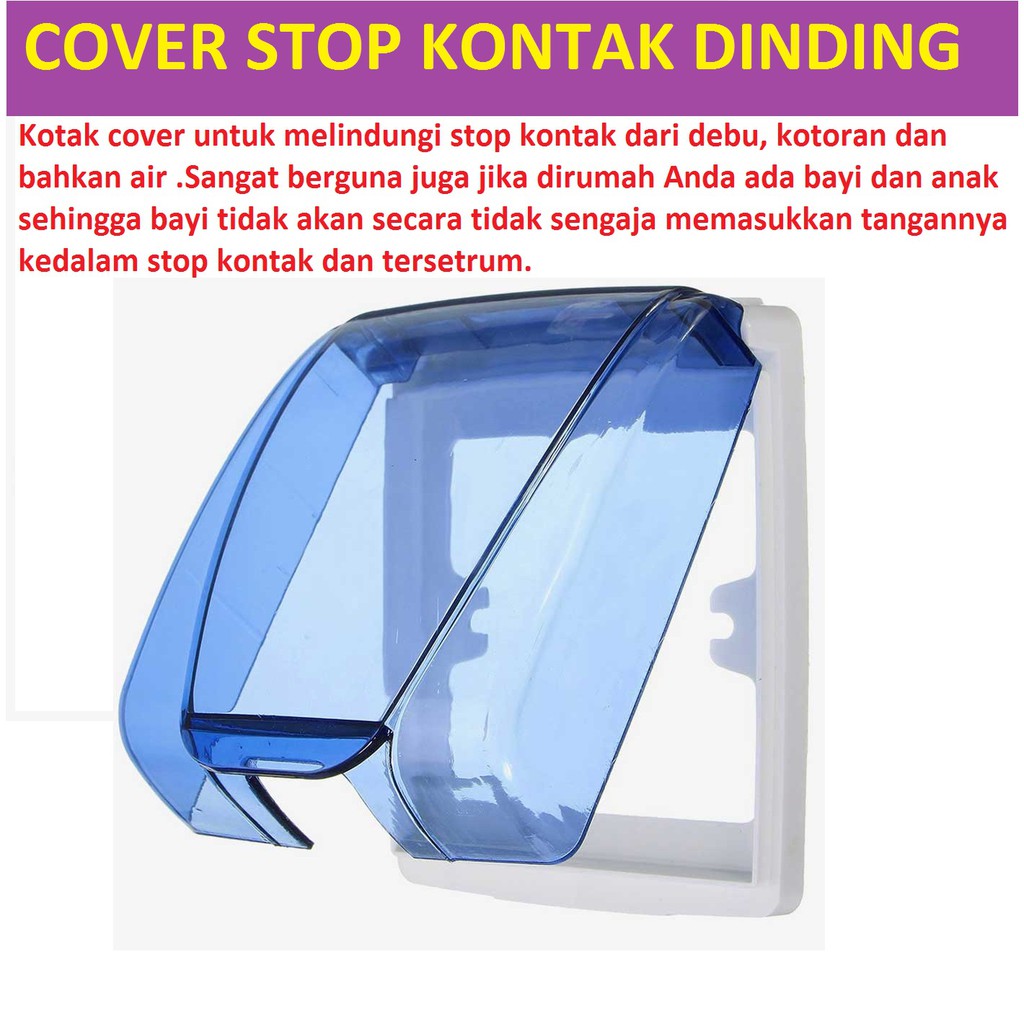 COVER STOP KONTAK DINDING / PENUTUP STOP KONTAK /TUTUP STOP KONTAK / PENGAMAN STOP KONTAK