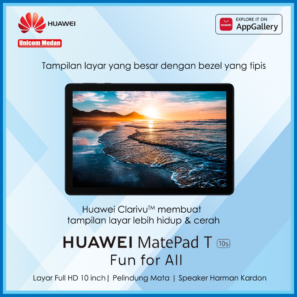 Huawei MatePad T10s 10.1 Inch 3GB/64GB Garansi Resmi