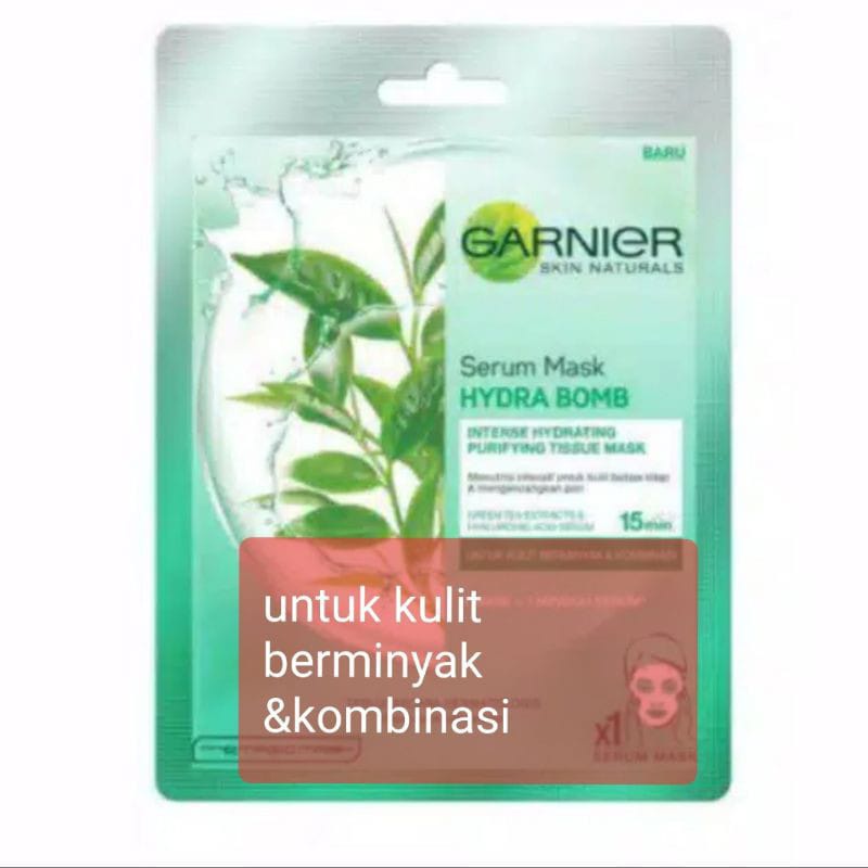 TERLARIS!!! MASKER GARNIER SERUM MASK MASKER WAJAH BANYAK WARNA DAN FUNGSI