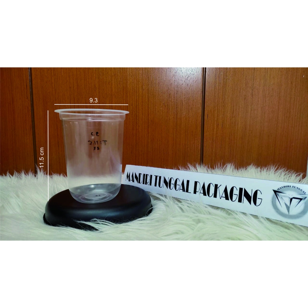 CUP gelas sablon ukuran 16oz OVAL merk starindo, polycup
