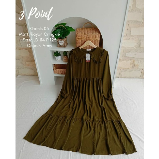 gamis 3point/original/brand matahari