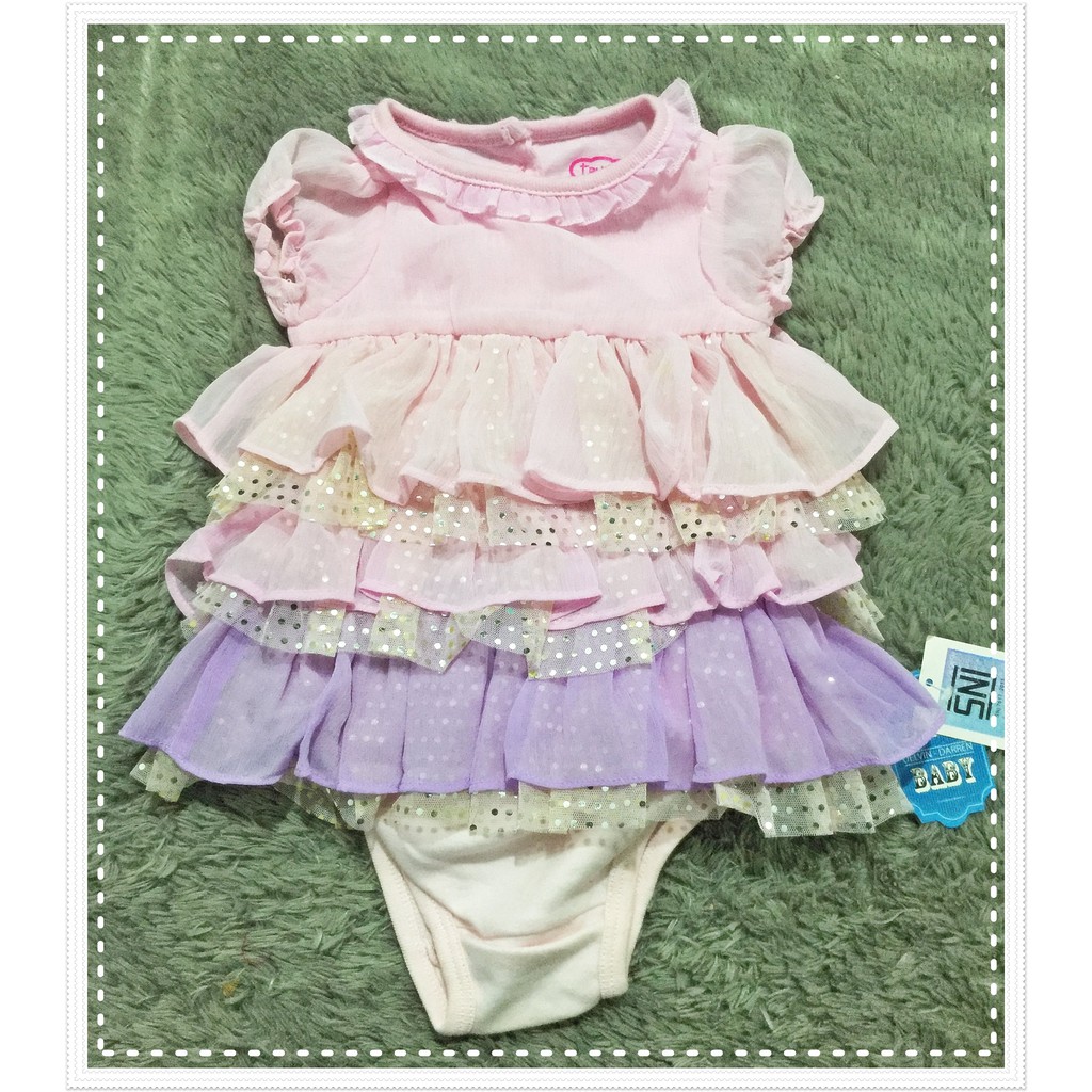 Baju Anak Perempuan Baby Ruffle Dress Blink Dress Baby