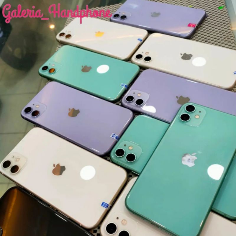 iphone 11 256GB/128GB/64GB Second BEKAS ORIGINAL 100% | MULUS NORMAL FULLSET #MISTERlBOX #GALERIA_HANDPHONE-6