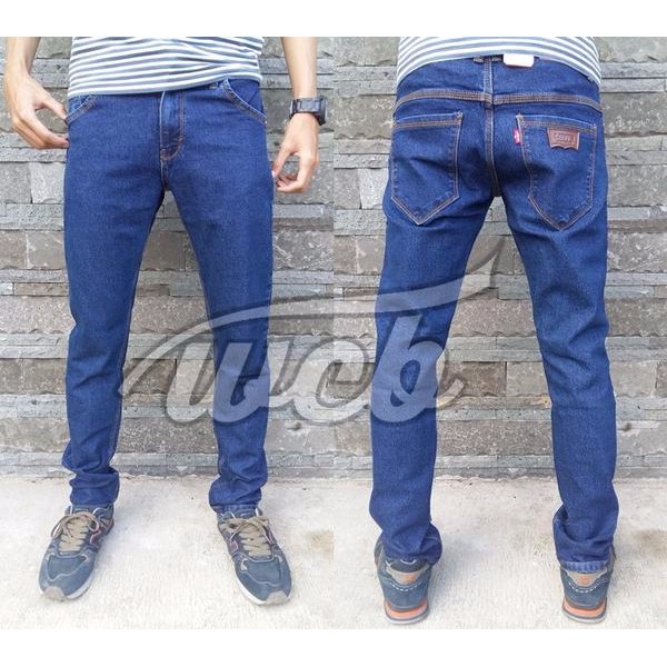 CELANA JEANS LEVIS SLIM FIT BIOWASH KEREN / BIRU TUA PYP