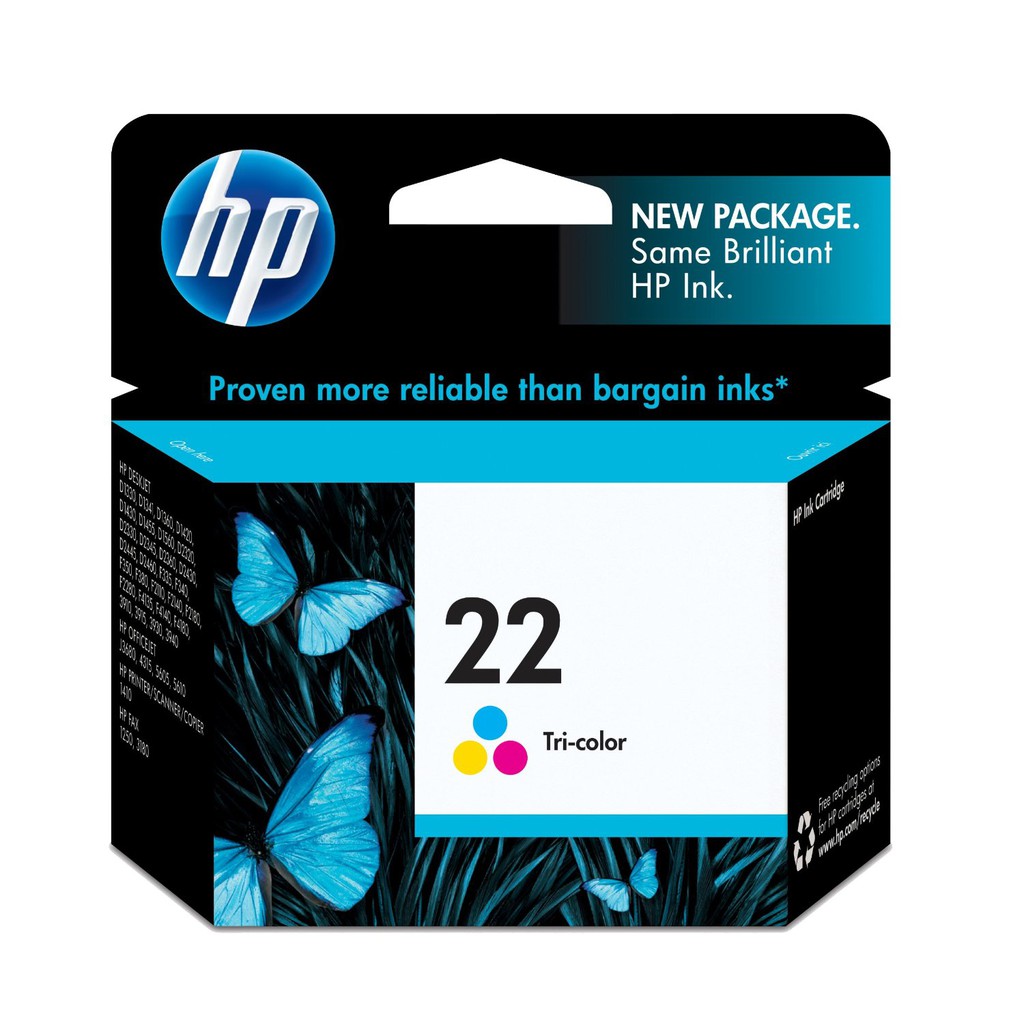 Hp Tinta Cartridge 22 Colour Original