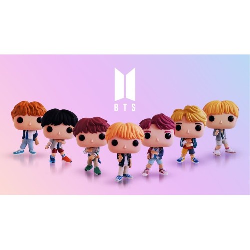 Action Figur Funko Pop BTS / Mainan Action Figur BTS / Box Action Figur Funko Pop BTS Korea