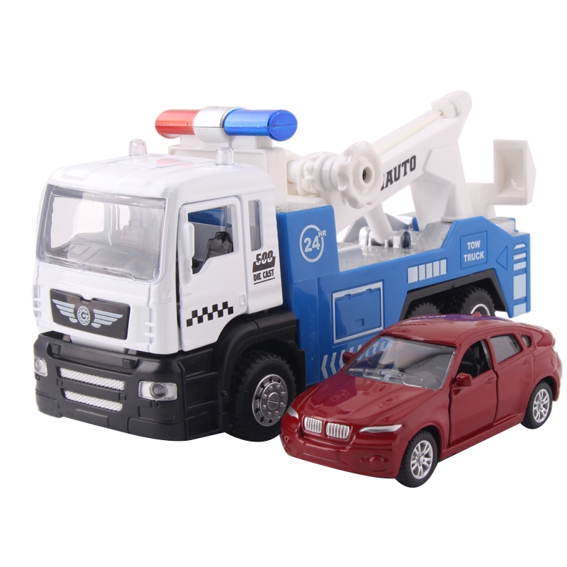 tow truck and car toy