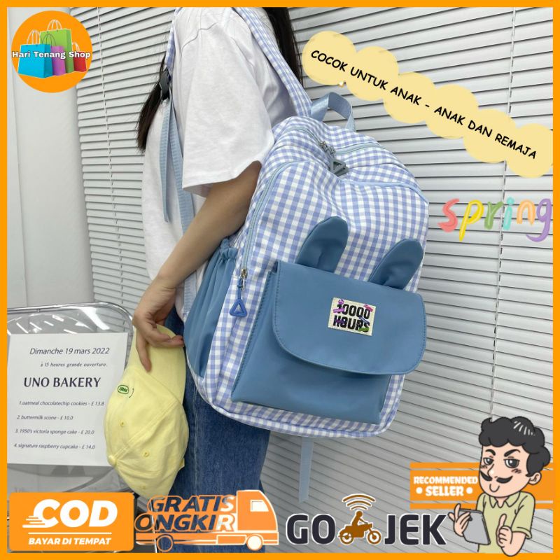 Tas Ransel Anak Sekolah Backpack Fashion Wanita Tas Anak Perempuan Tas Sekolah Anak SD SMP SMA 04