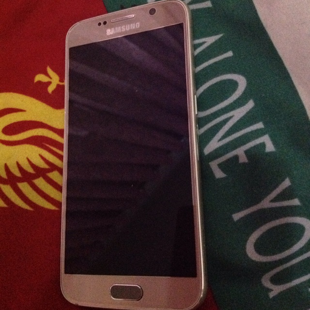 Samsung S6 Flat 64gb Gold shadow mesin normal lancar Jaya ORI segel