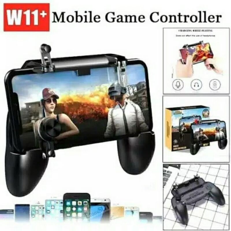 Gamepad W11+ Plus Analog joystick Trigger Gaming L1R1 L1 R1 PUBG MOBA Button Universal Holder