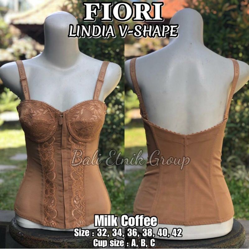 LINDIA V SHAPE LONGTORSO FIORI ORIGINAL | KORSET LONGTORSO | pelangsing badan