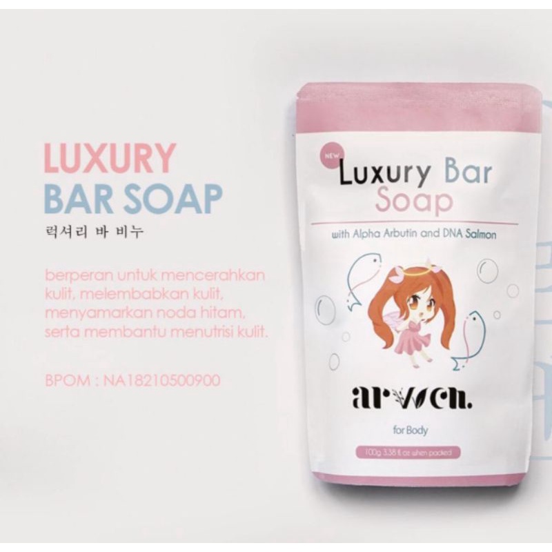 LUXURY BAR SOAP ARVVEN BPOM ORIGINAL