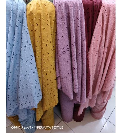 BAHAN KATUN BORDIR/ KAIN KATUN BORDIR TERBARU