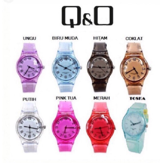 nyaman di tangan/ [GI] Dari JKT Jakarta  - BAYAR DITEMPAT - J-189 Jam Tangan Wanita Jelly