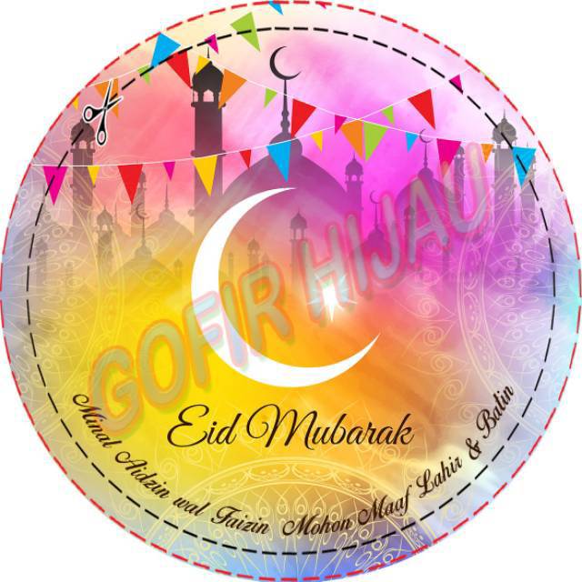 READY STOCK stiker kue lebaran label idul fitri Shopee READY STOCK stiker kue lebaran label idul fitri Shopee