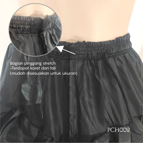 [PRODUK FAVORIT] PETTICOAT HITAM PENGEMBANG ROK GAUN DRESS WEDDING PESTA PCH002