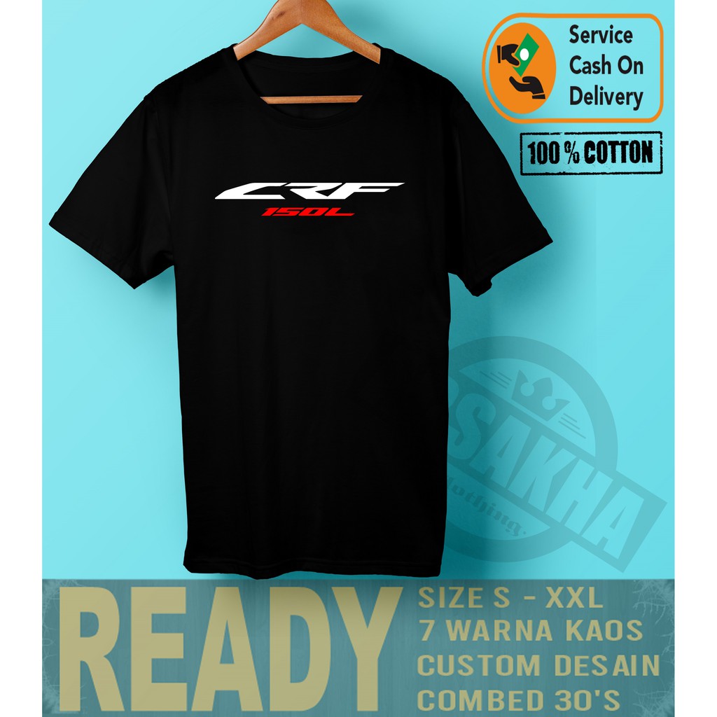 BAJU KAOS MOTOR HONDA CRF 150 L
