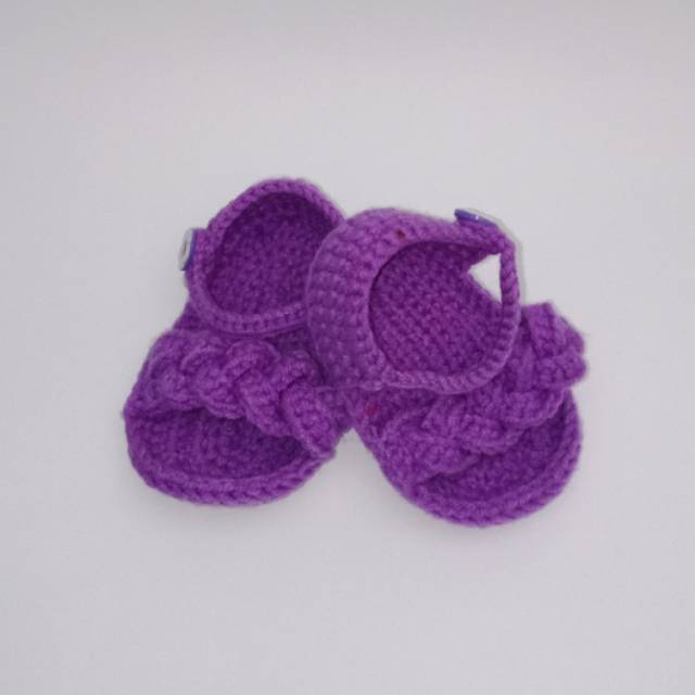 Sepatu bayi sandal bayi sandal ungu