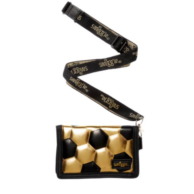 NEW ARRIVAL Ready Jakarta New Smiggle Gold Lanyard Wallet Soccer