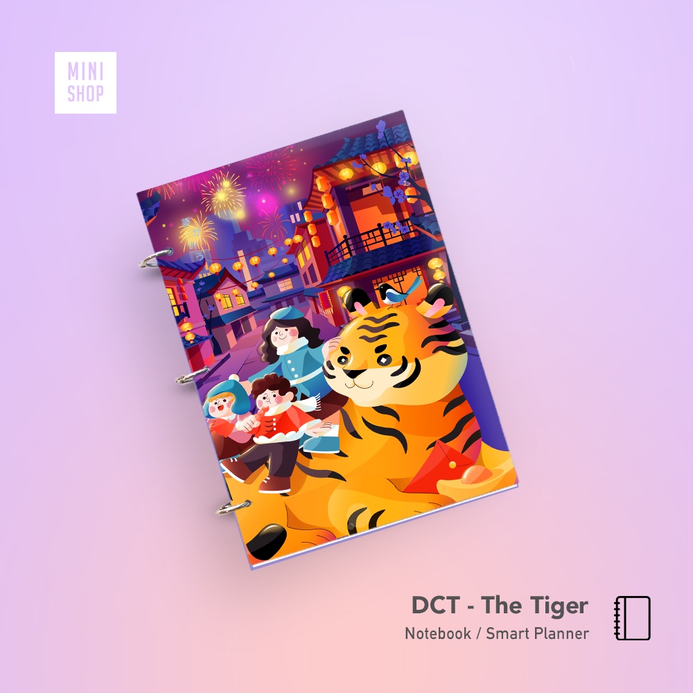 

A5 DCT The Tiger Series - ( notebook / Smart Planner - buku diary / notes / book / buku / weekly / monthly / yearly / agenda / journal / korea / aesthetic / binder / estetik)