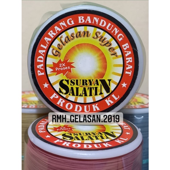 gelasan Surya Salatin kimia Original 2x proses (warna-warna muda khas Salatin)