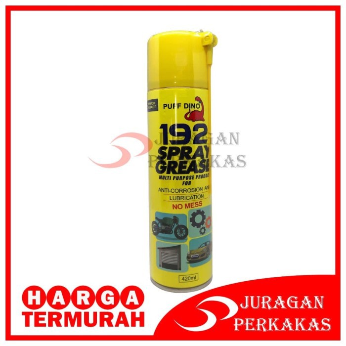 PUFF DINO 192 SPRAY GREASE 420 ML SEMPROT GEMUK PELUMAS ANTI KARAT