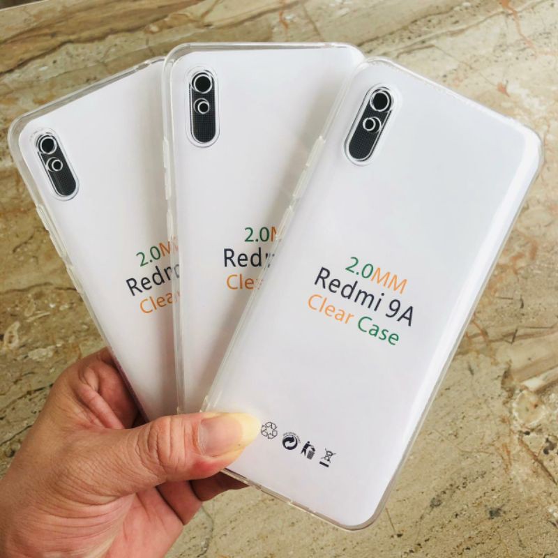 Silikon Jelly Soft Case Bening Xiaomi Redmi 9A Softcase Bahan Tebal