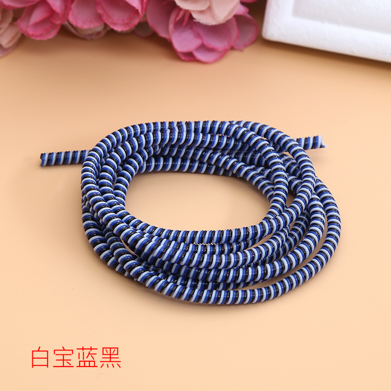 1.4m Color phone Wire Cord Rope /Protector Anti-break spring protection rope / USB Charging Cable earphone Data Bobbin Winder /Cable Winder Organizer