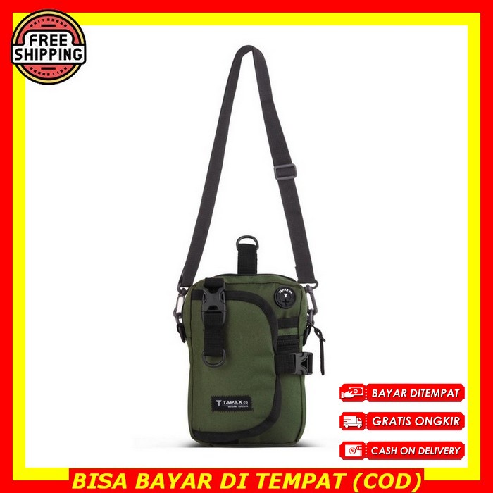 Tas Selempang Pria Sling Bag Canvas Original Ori Kecil Besar Import Slempang Mini Cowok Distro Anti 