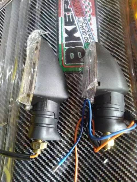 lampu sen sein motor variasi jumbo motor vixion klx tiger thunder cbr crf scorpio dll / lampu motor-3